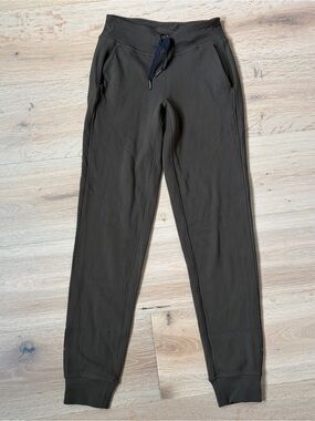 Lululemon Jogger Pants Womens Size 2 Olive Green Drawstring Athletic*X18
